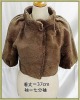 ラビット刈毛キーウィー染ボレロ ST-0962-RS