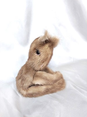 パステルミンクぬいぐるみ