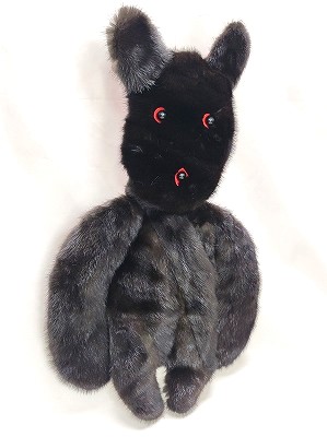 ブラックミンクぬいぐるみ